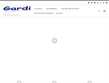 Tablet Screenshot of garagegardi.be